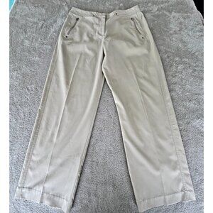 Tail Tech Womens Ivory Golf Pants High Rise Size 10, 32"x29" Custom Hemmed